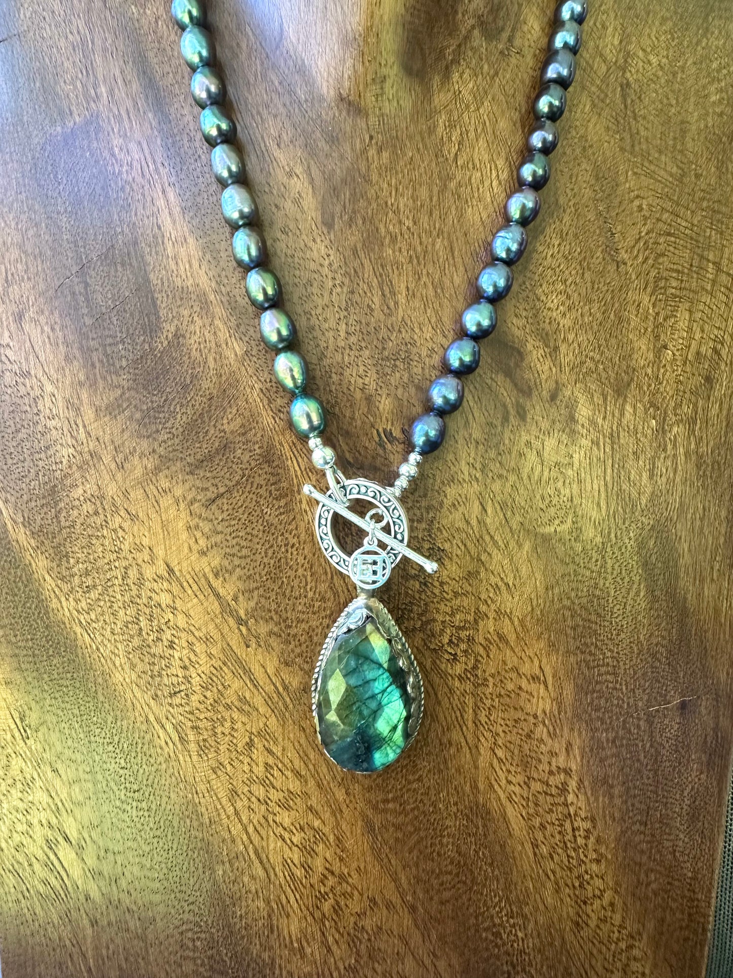 Faceted Labradorite Necklace