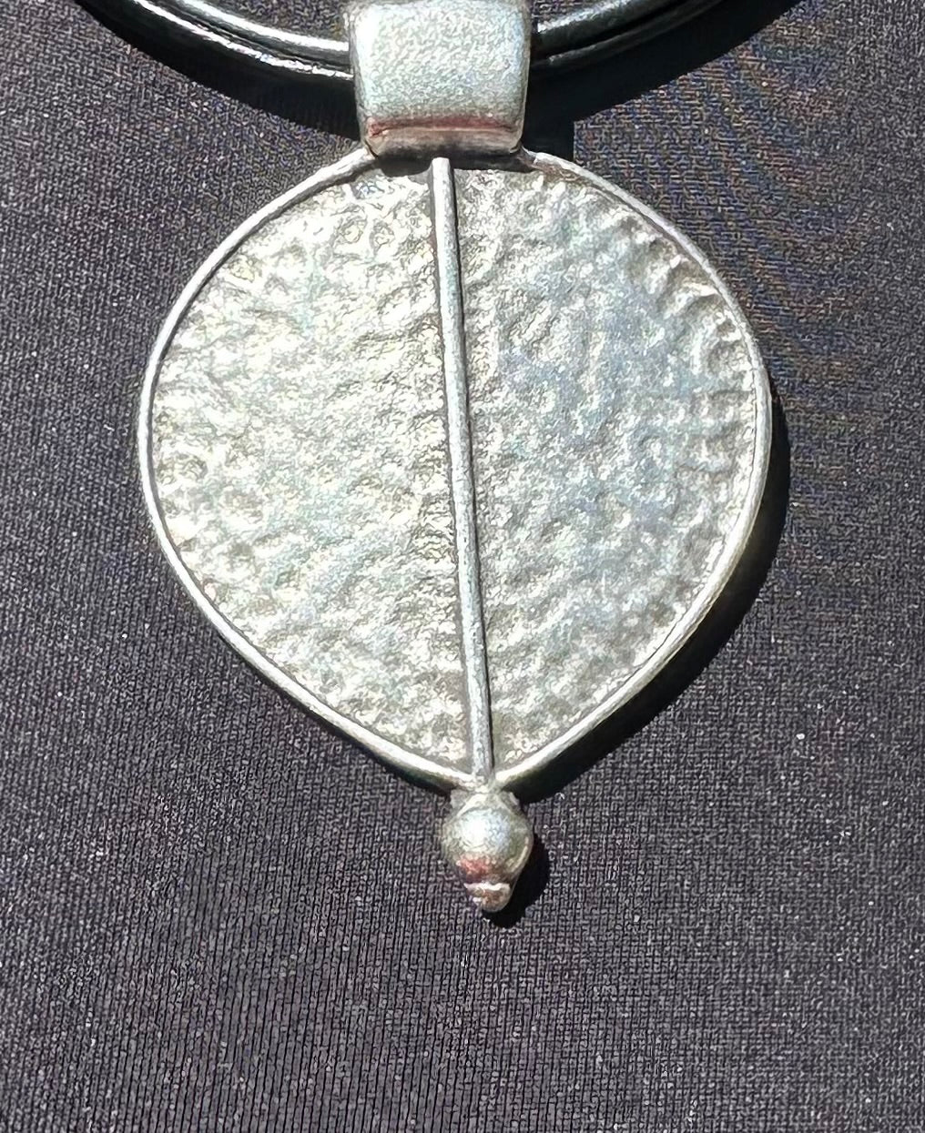 Hammered Medallion Necklace