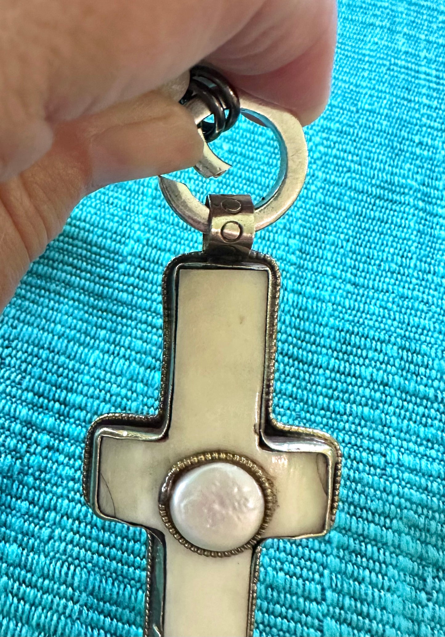 Weathered Grace Cross Necklace