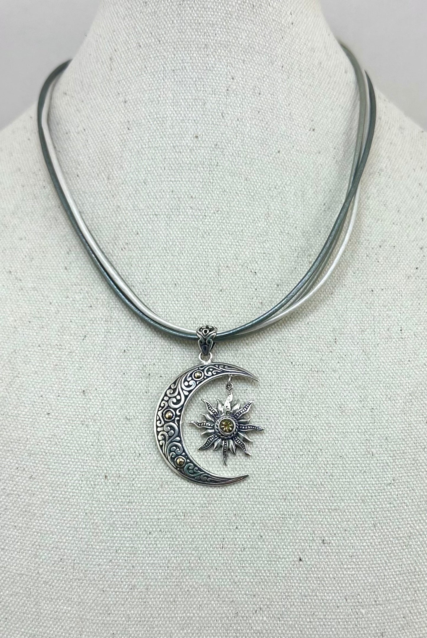 Moon and Sun Necklace