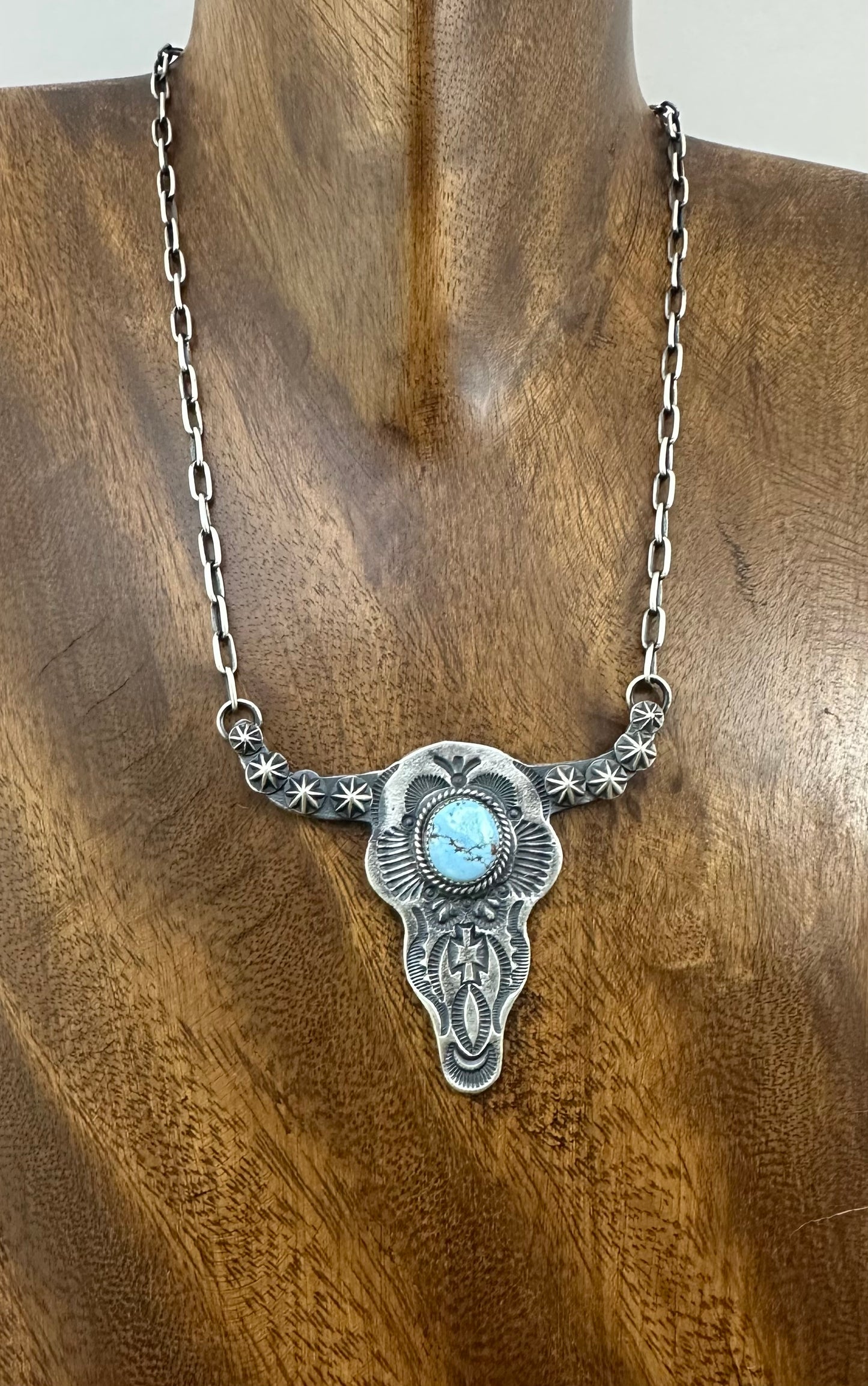 Navajo Longhorn Necklace