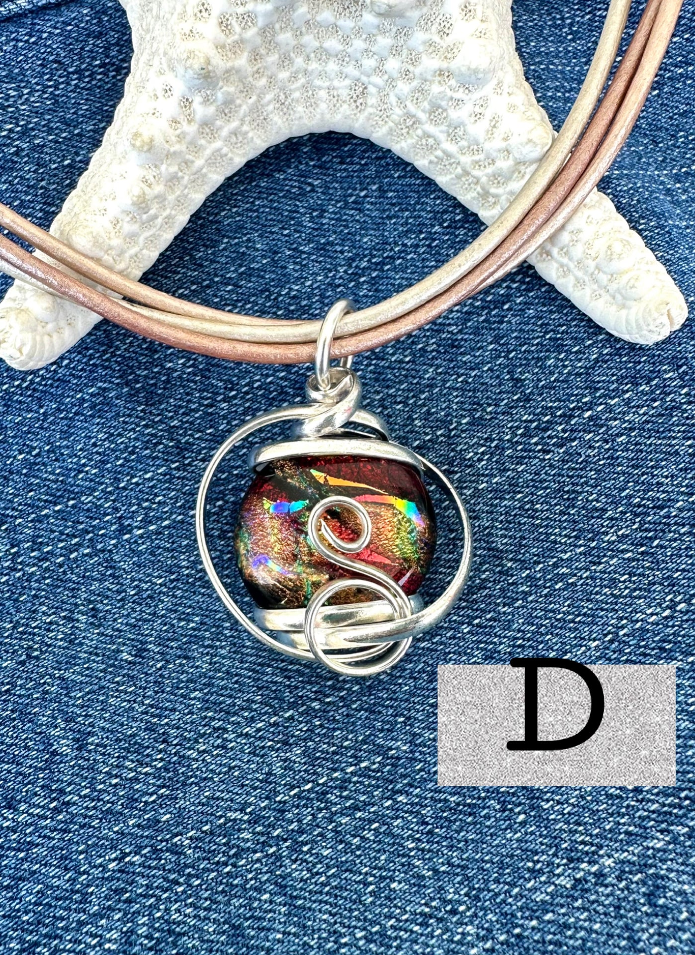 Sunset Dichoric Necklaces
