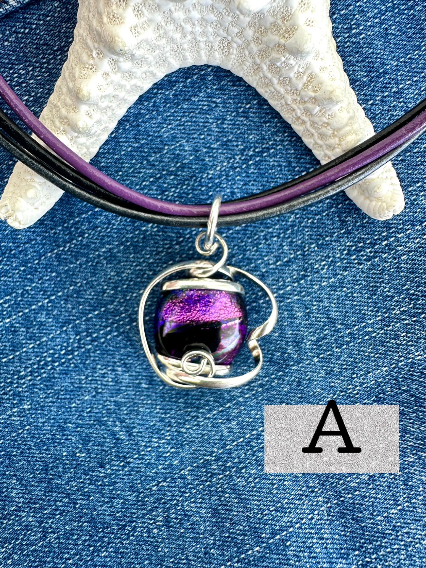 Sunset Dichoric Necklaces