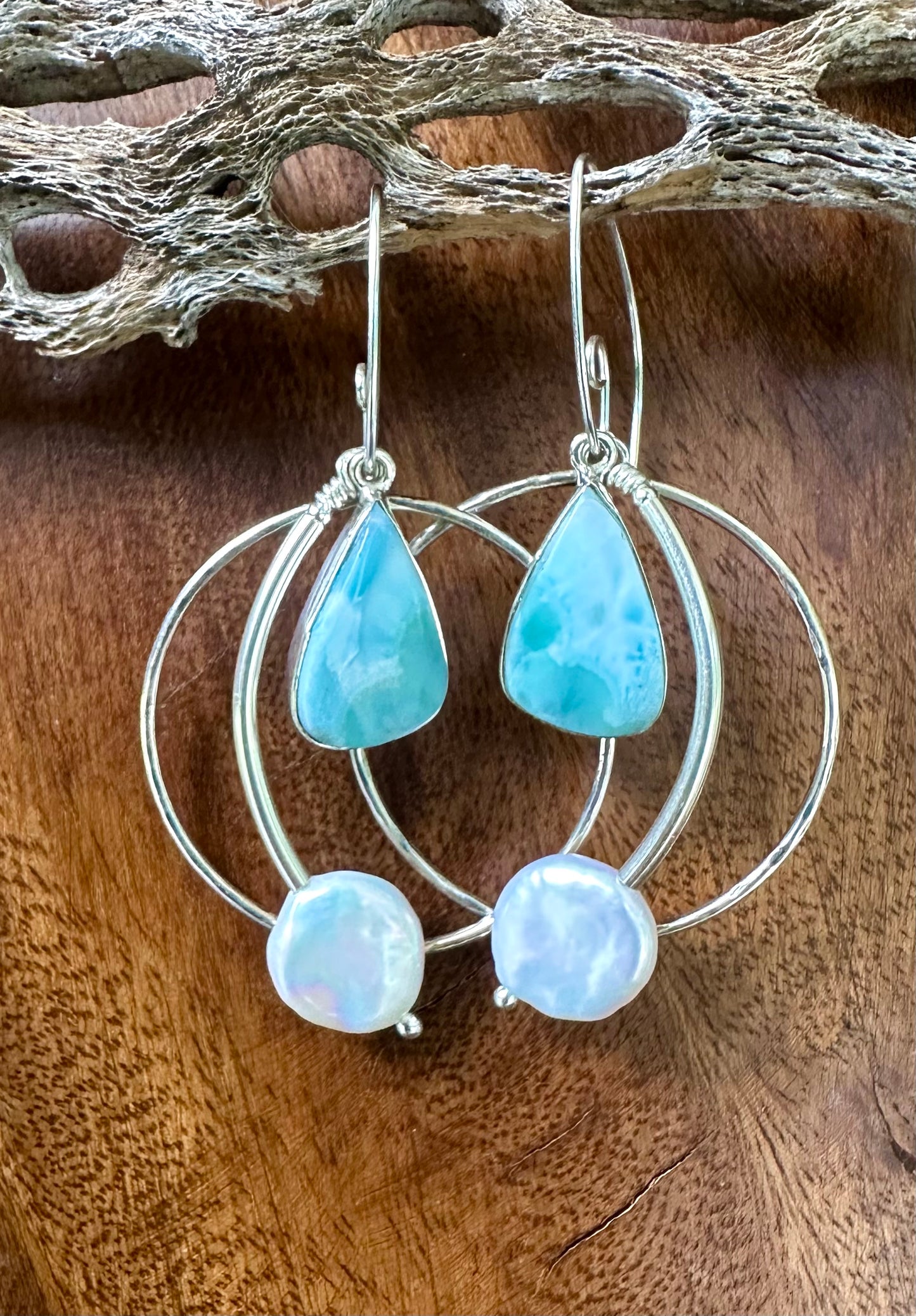 Sea Whisper Hoop Earrings
