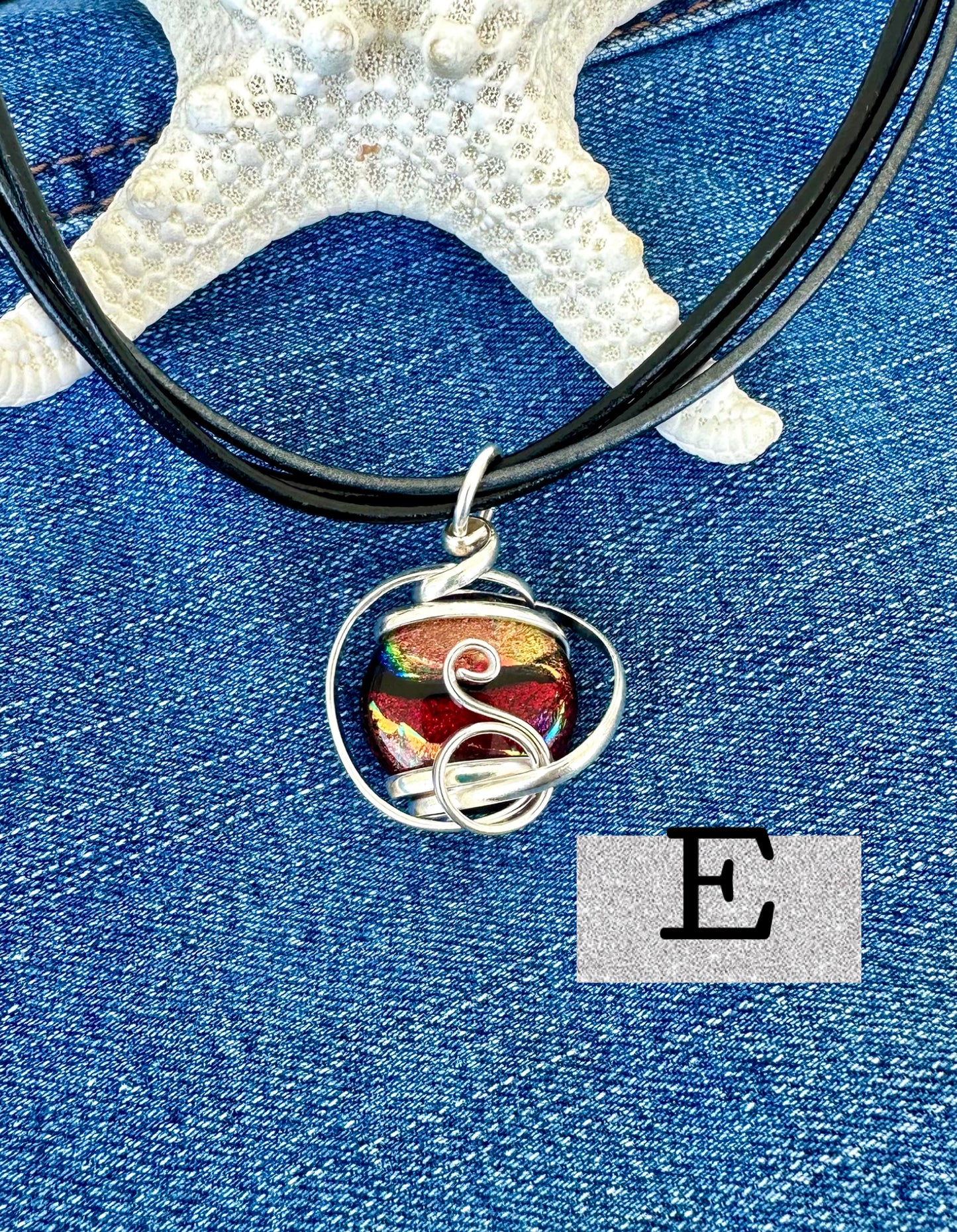 Sunset Dichoric Necklaces