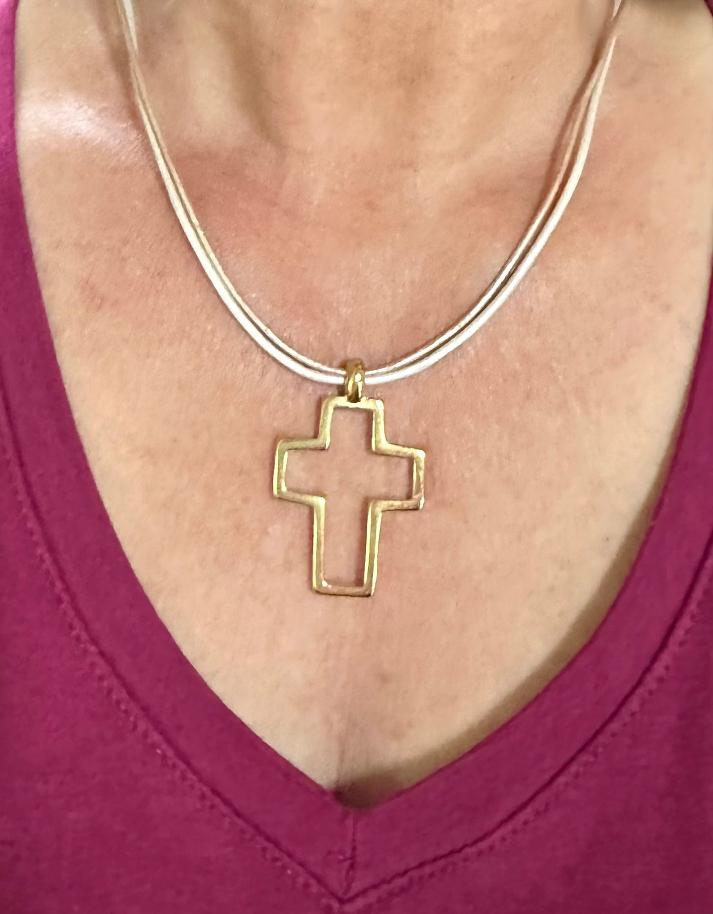 Gold Cross Necklace