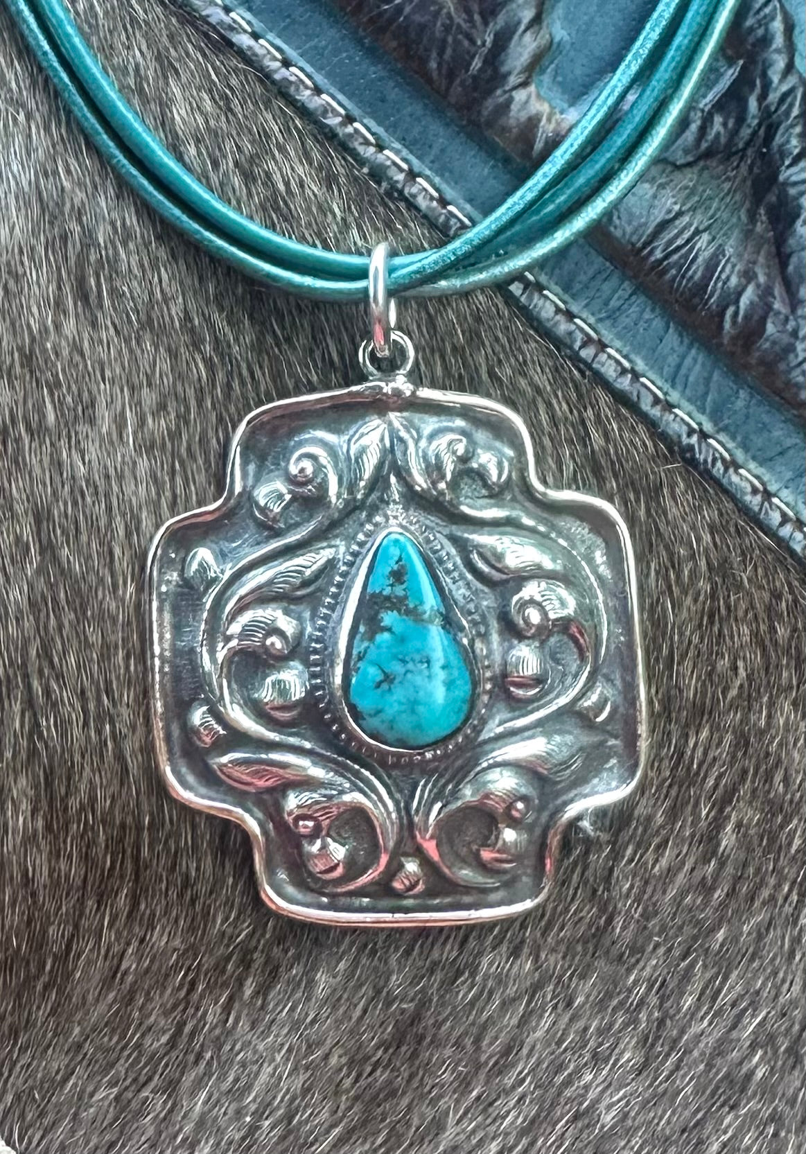 Southwest Cross with Turquoise