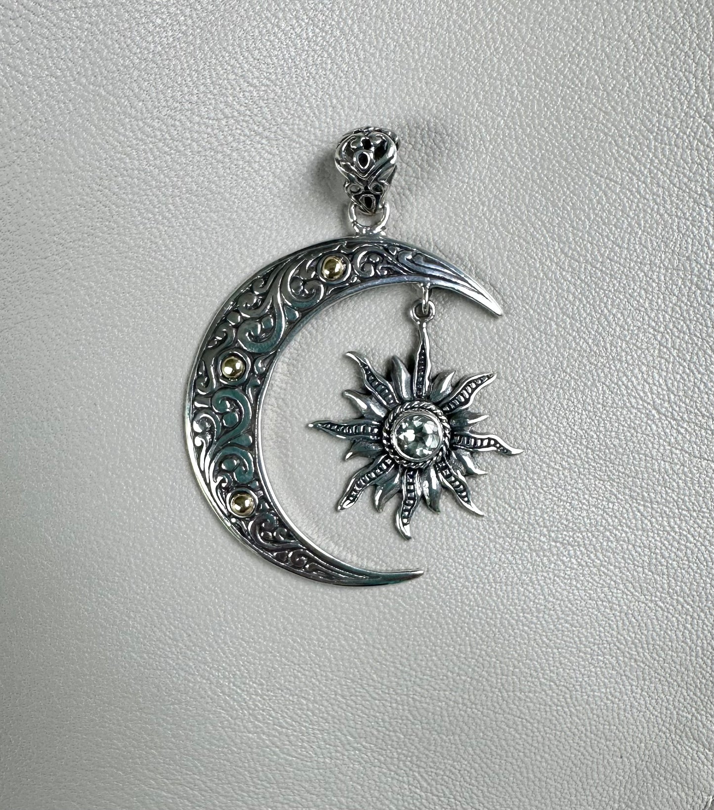 Moon and Sun Necklace