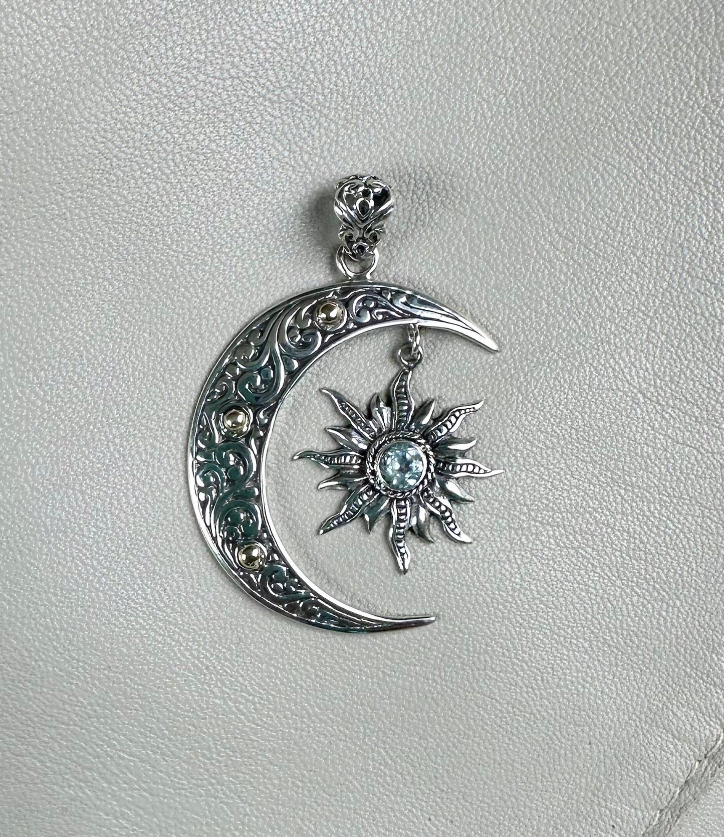Moon and Sun Necklace