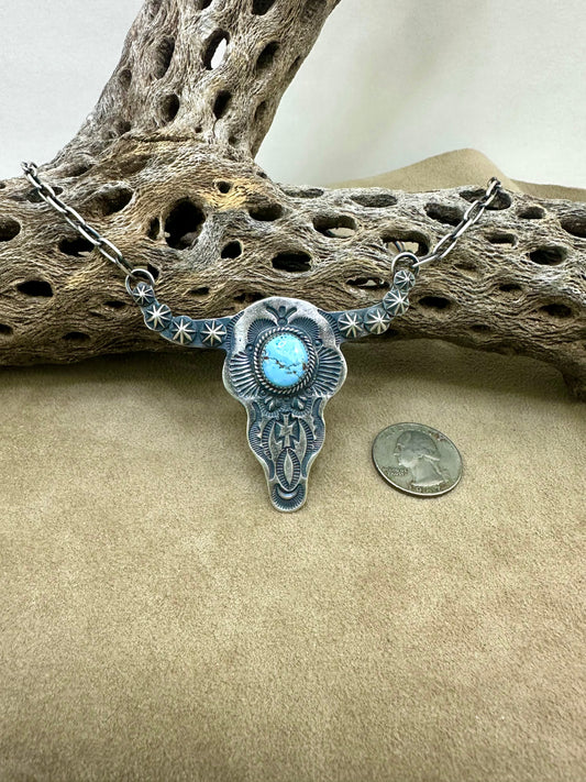 Navajo Longhorn Necklace