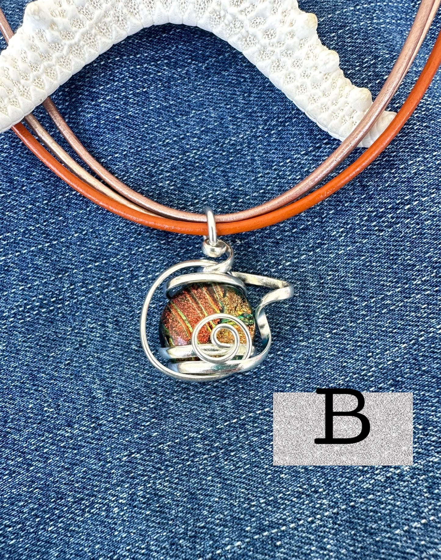 Sunset Dichoric Necklaces