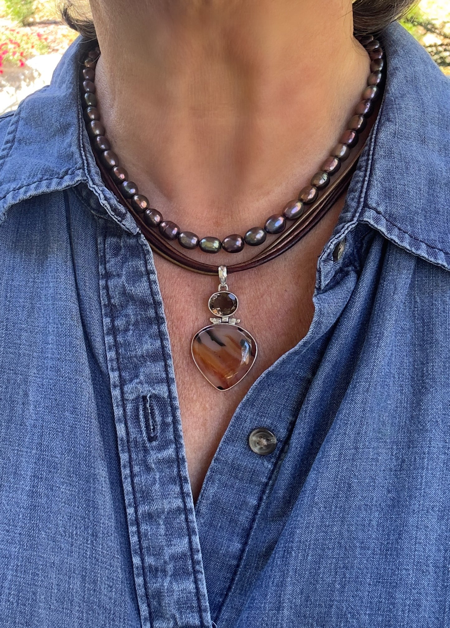 Montana Agate Necklace