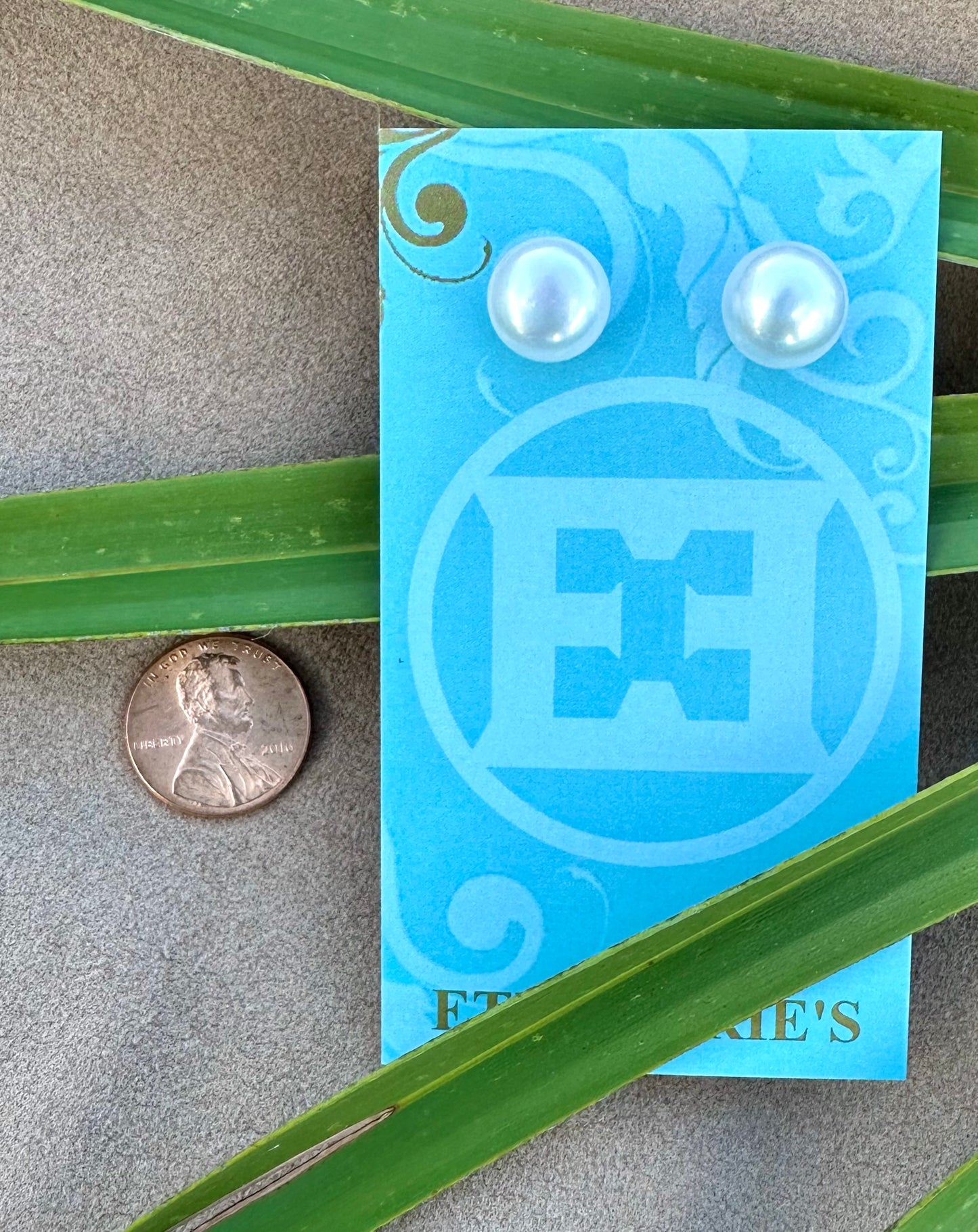 Pearl Stud Earrings