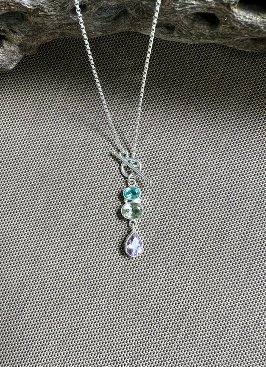 Petite Multi Gemstone Necklace