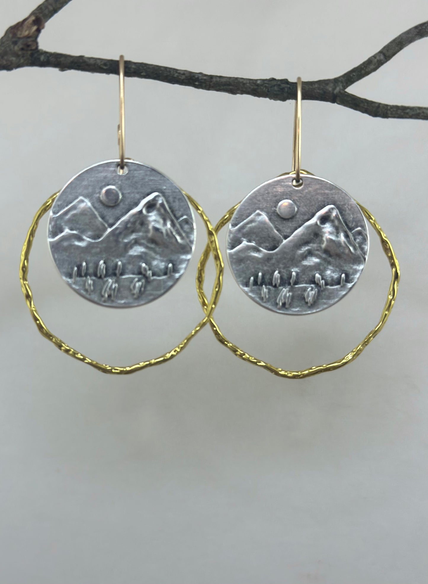 Mountain Dangle Earrings