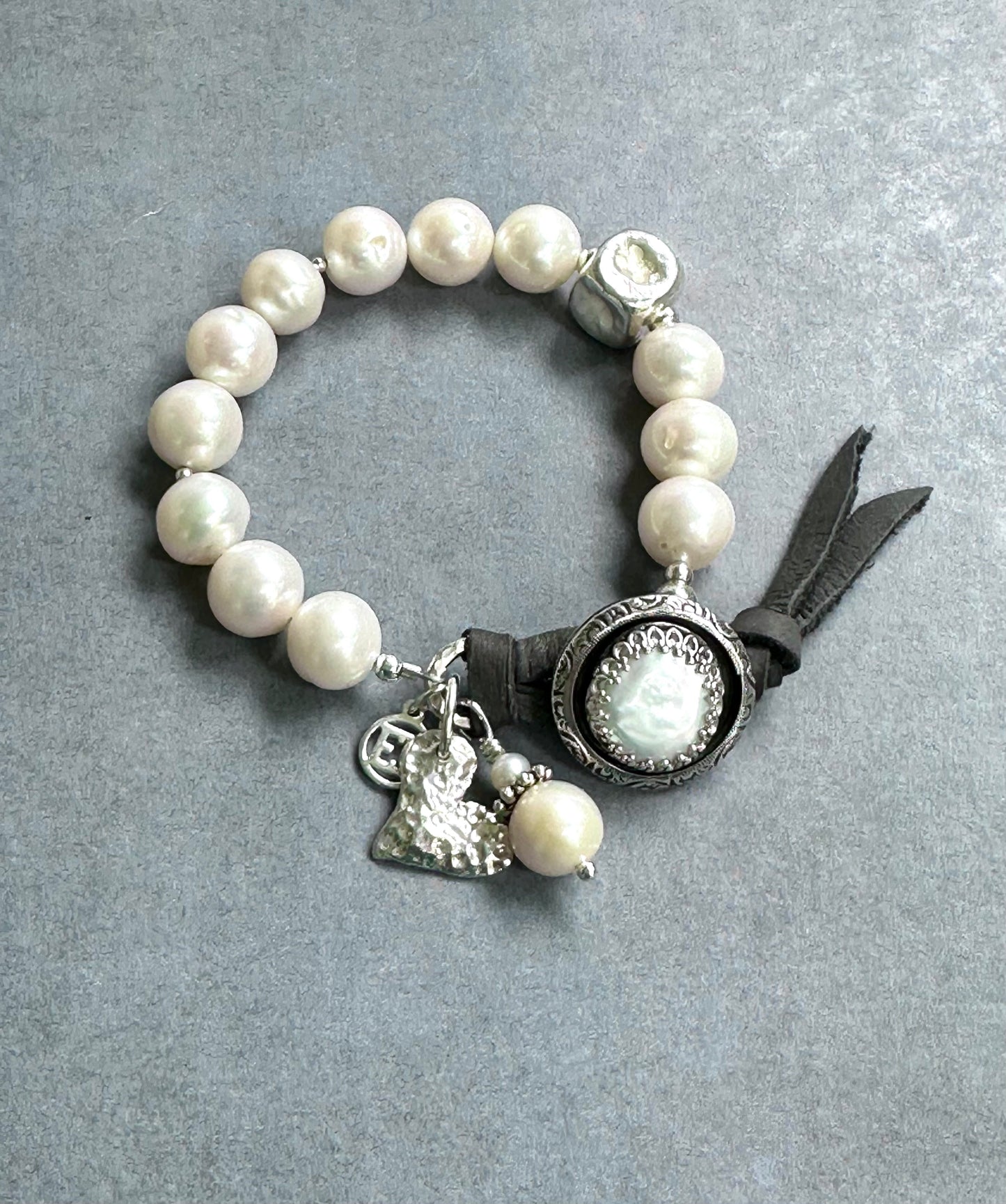 Pearl and Sterling Bracelet