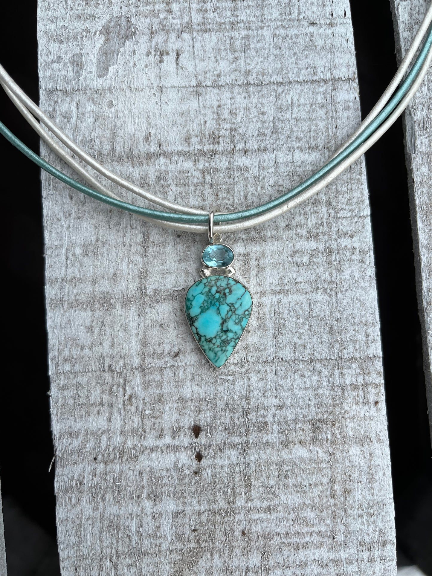 Turquoise Tri Cord Necklace