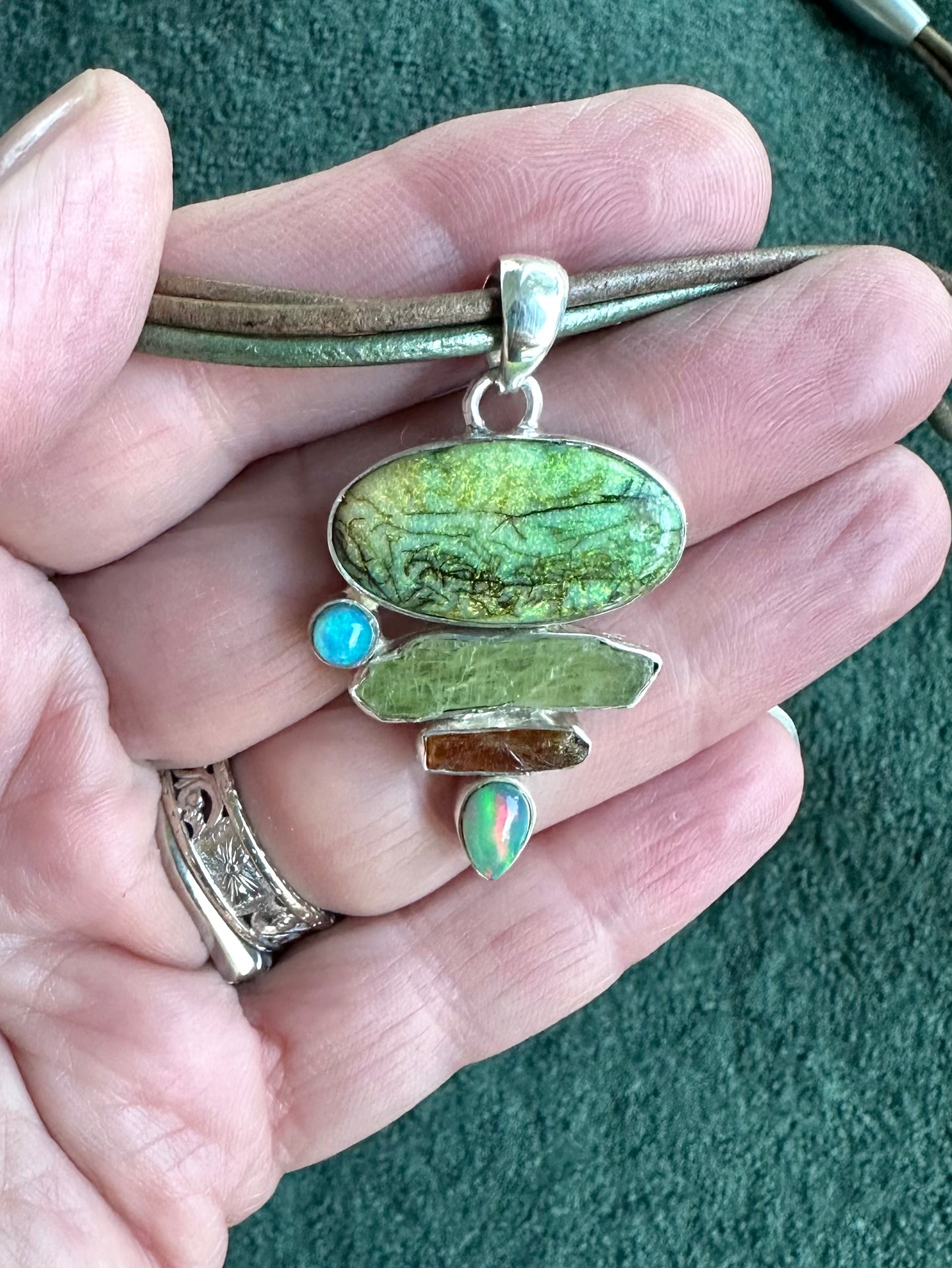 Ethiopian Opal Pendant