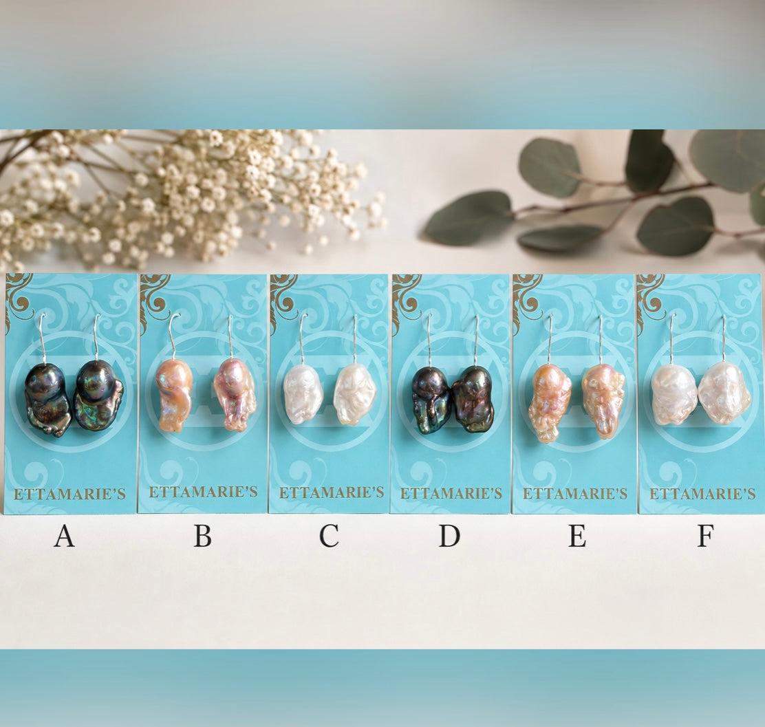 Perfectly Imperfect Pearl Drop Earrings