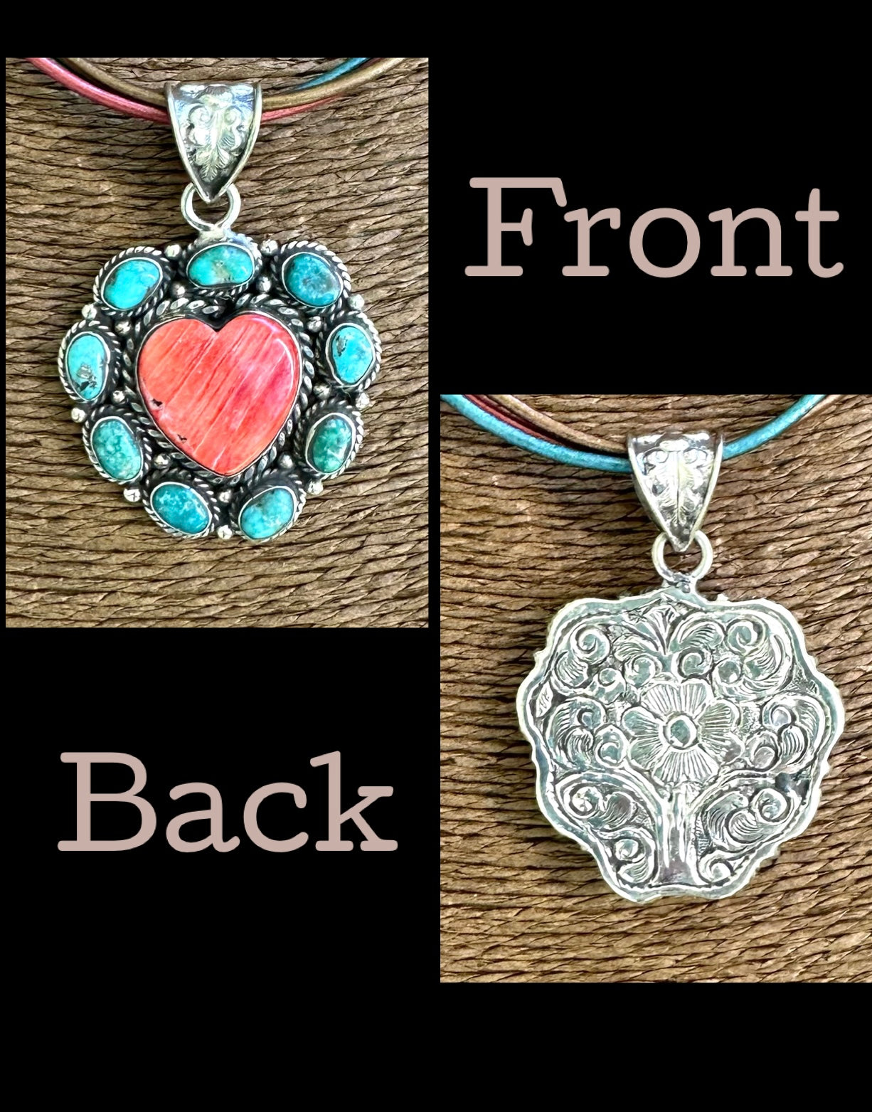 Spiny Oyster Heart Necklace