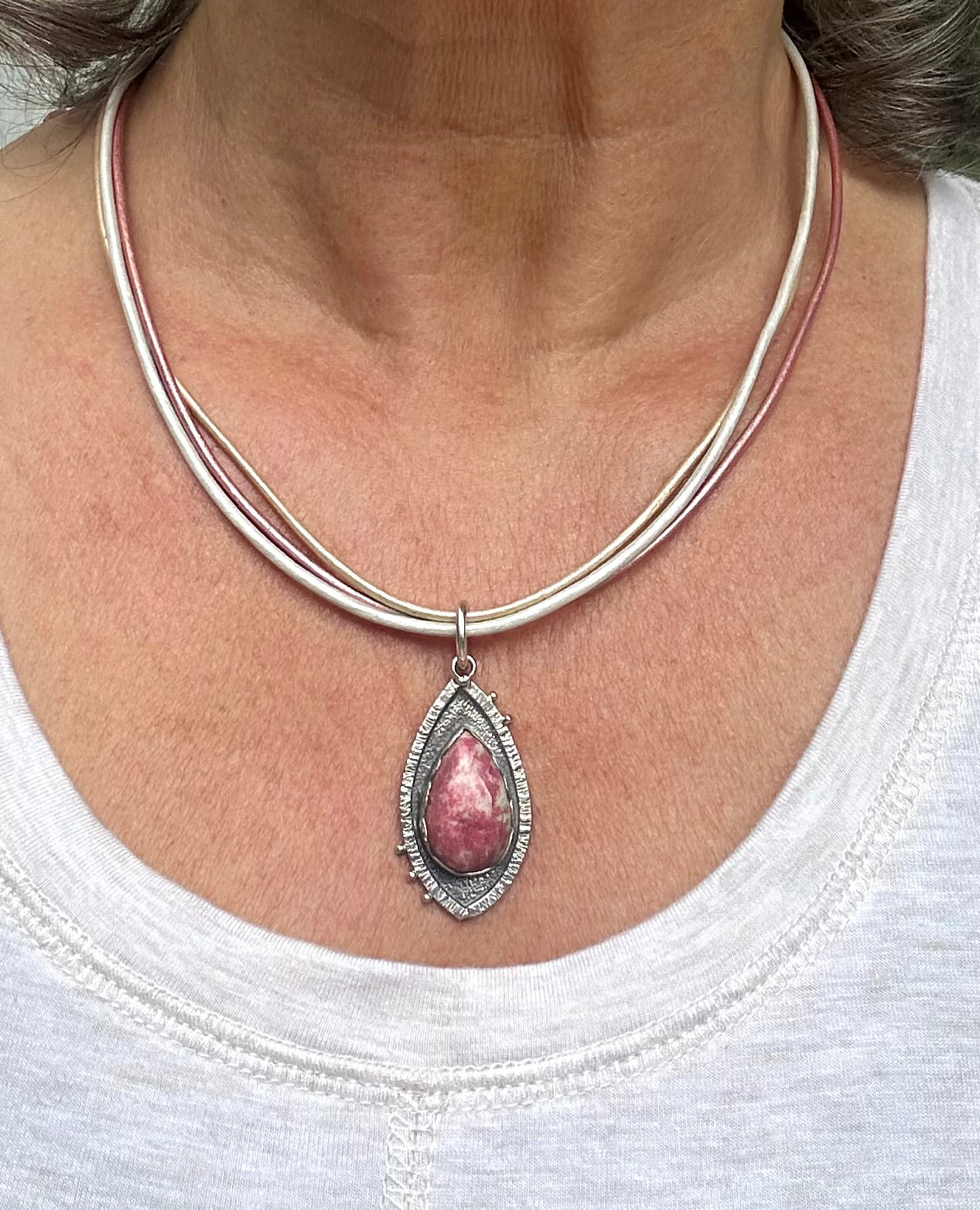Pink Stone Necklace