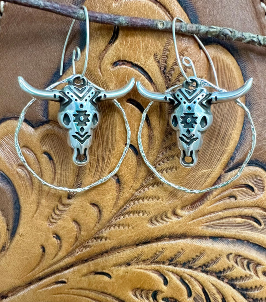 Longhorn Earrings