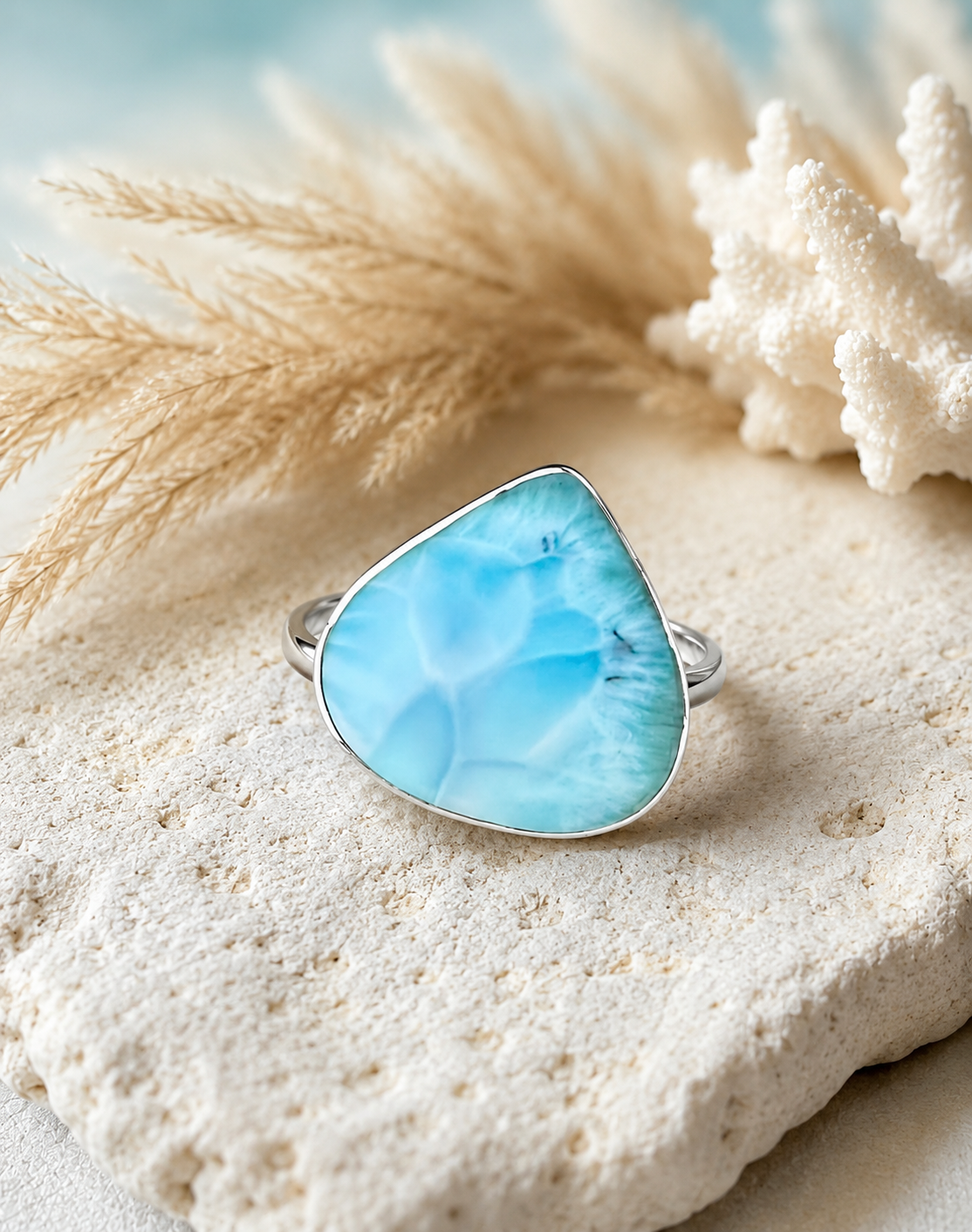 Larimar Rings