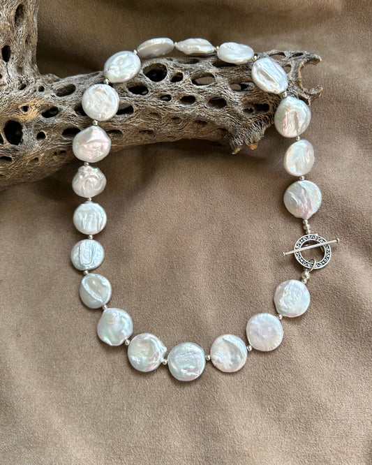 Coin Pearl Necklace