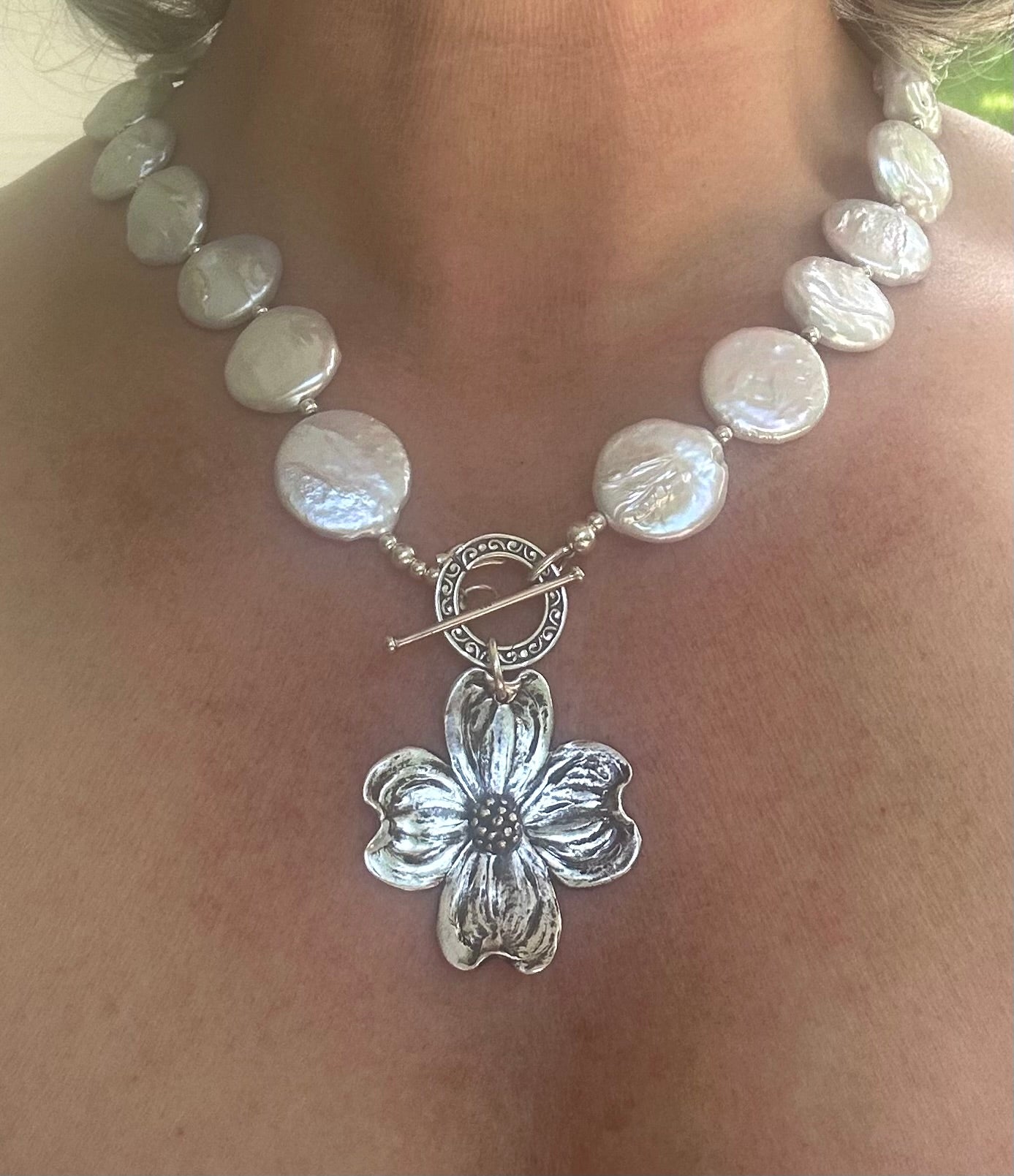 Coin Pearl Necklace
