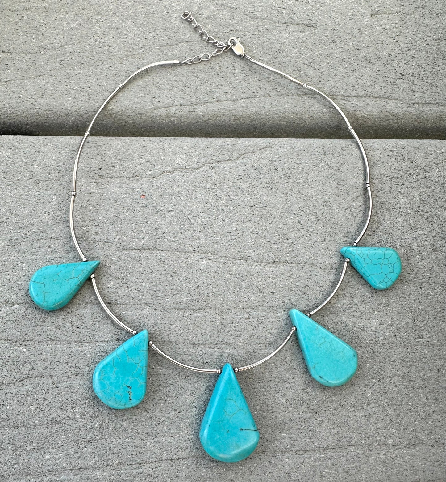 Turquoise Howlite Necklace