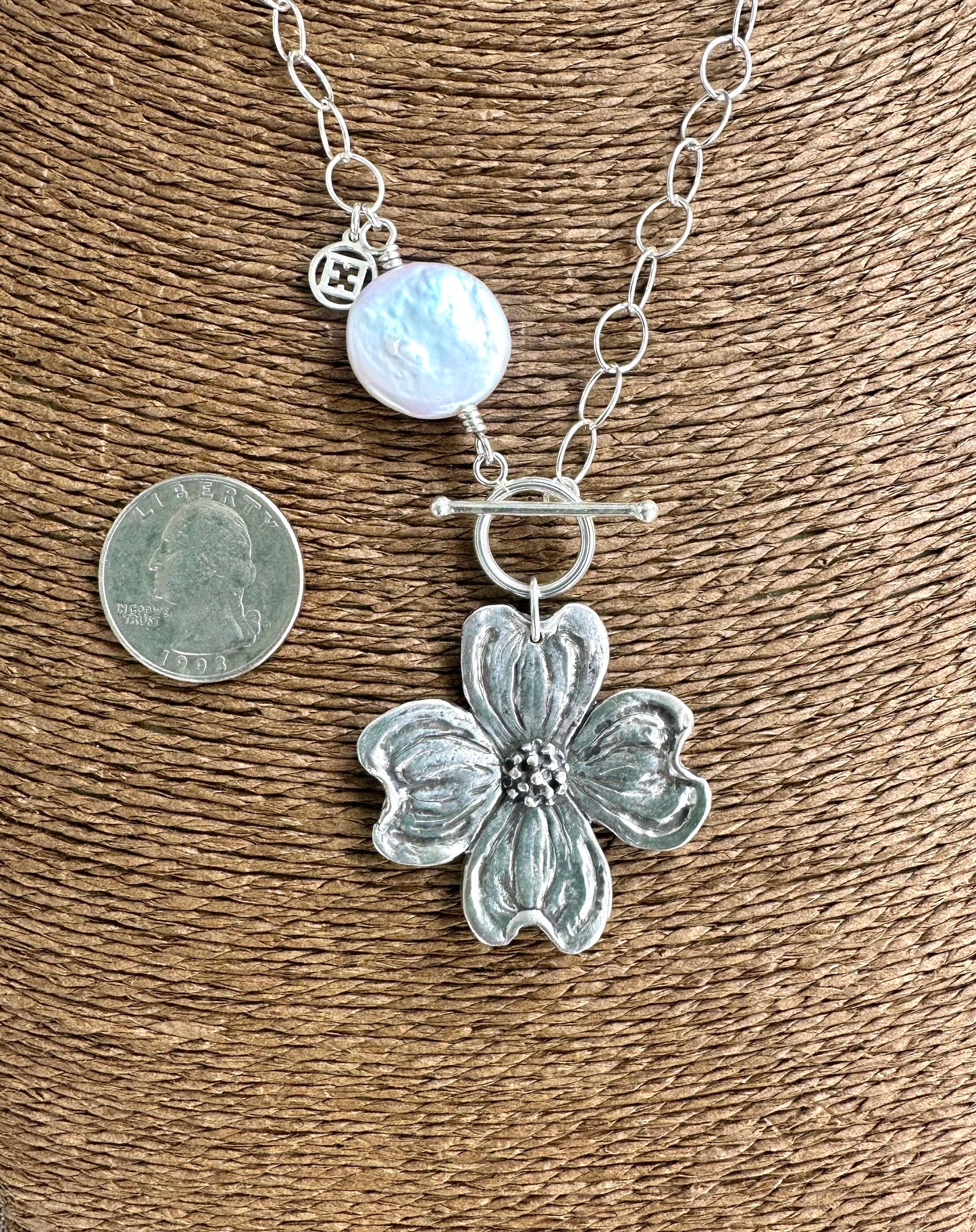 Artisan Large Dogwood Necklace