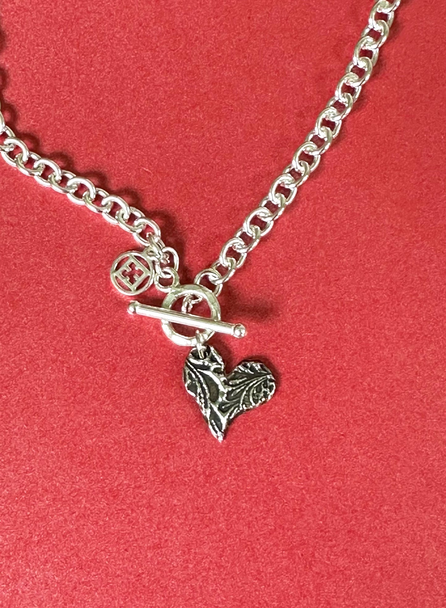 Small Sterling Heart Necklace