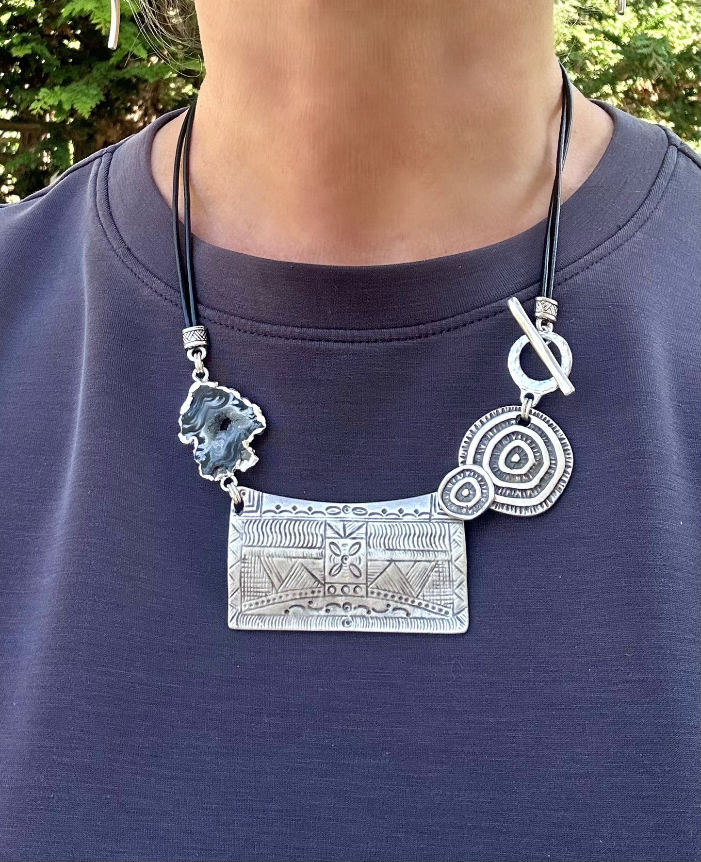 Geode Statement Necklace