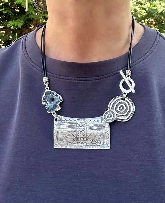 Geode Statement Necklace