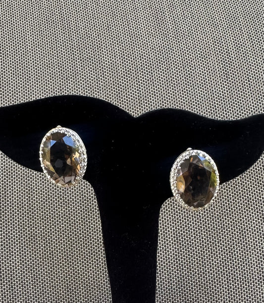 Smokey Quartz Earrings