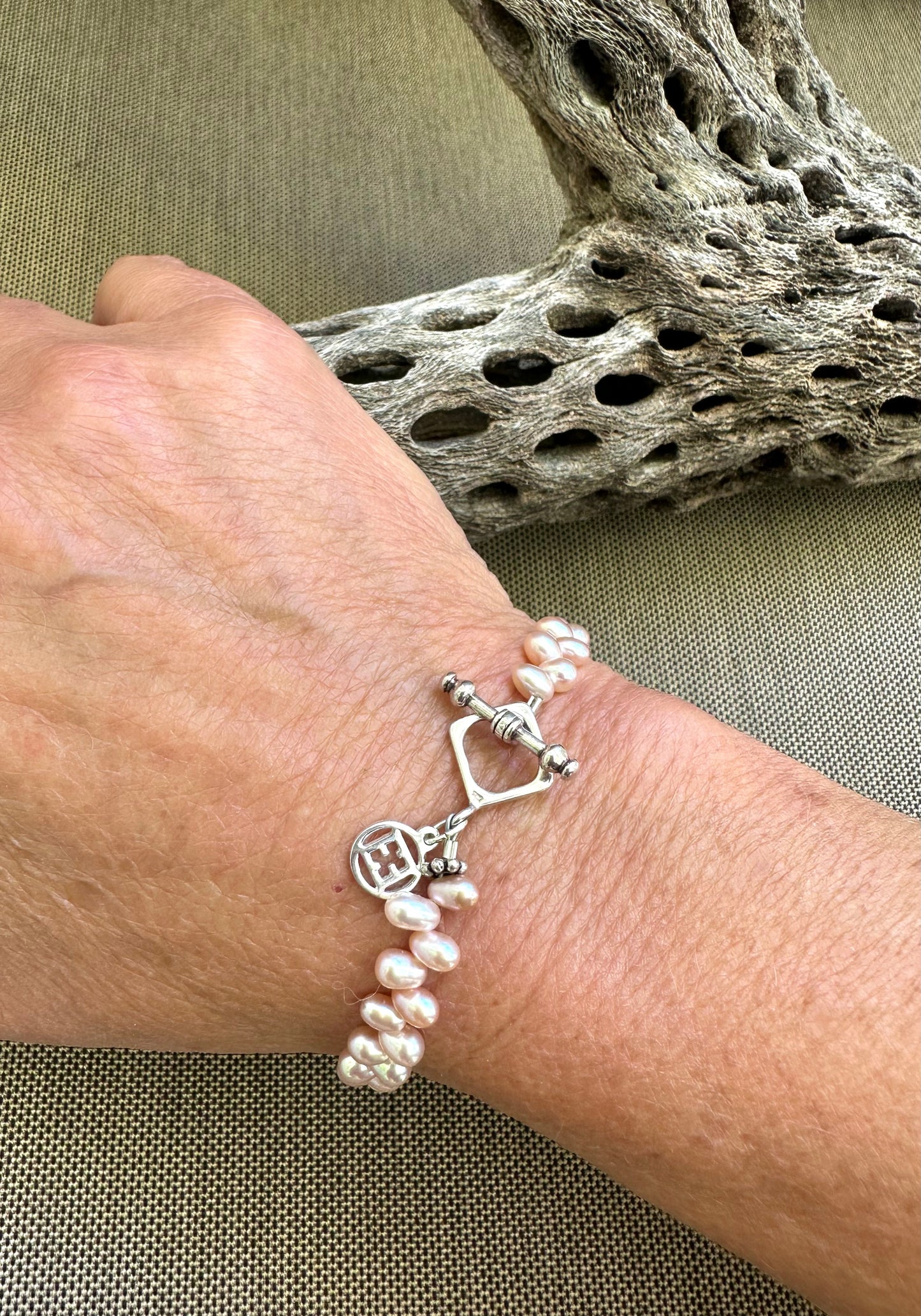 Blush Freshwater Pearl Bracelet