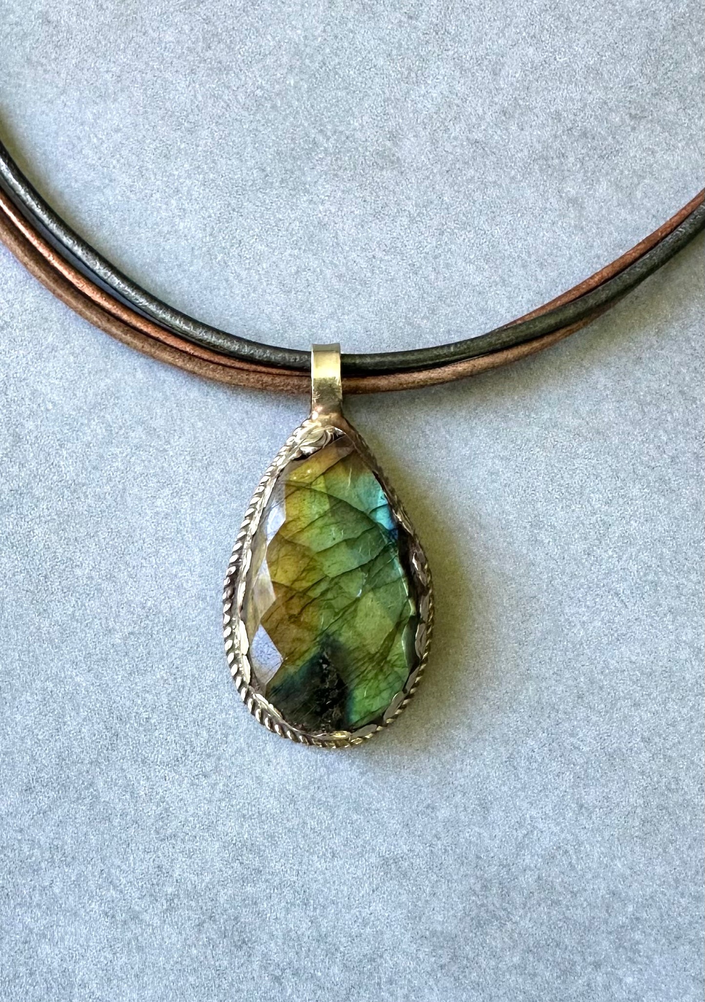 Faceted Labradorite Necklace