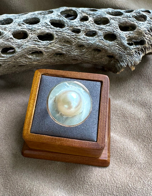 Blister Pearl Ring