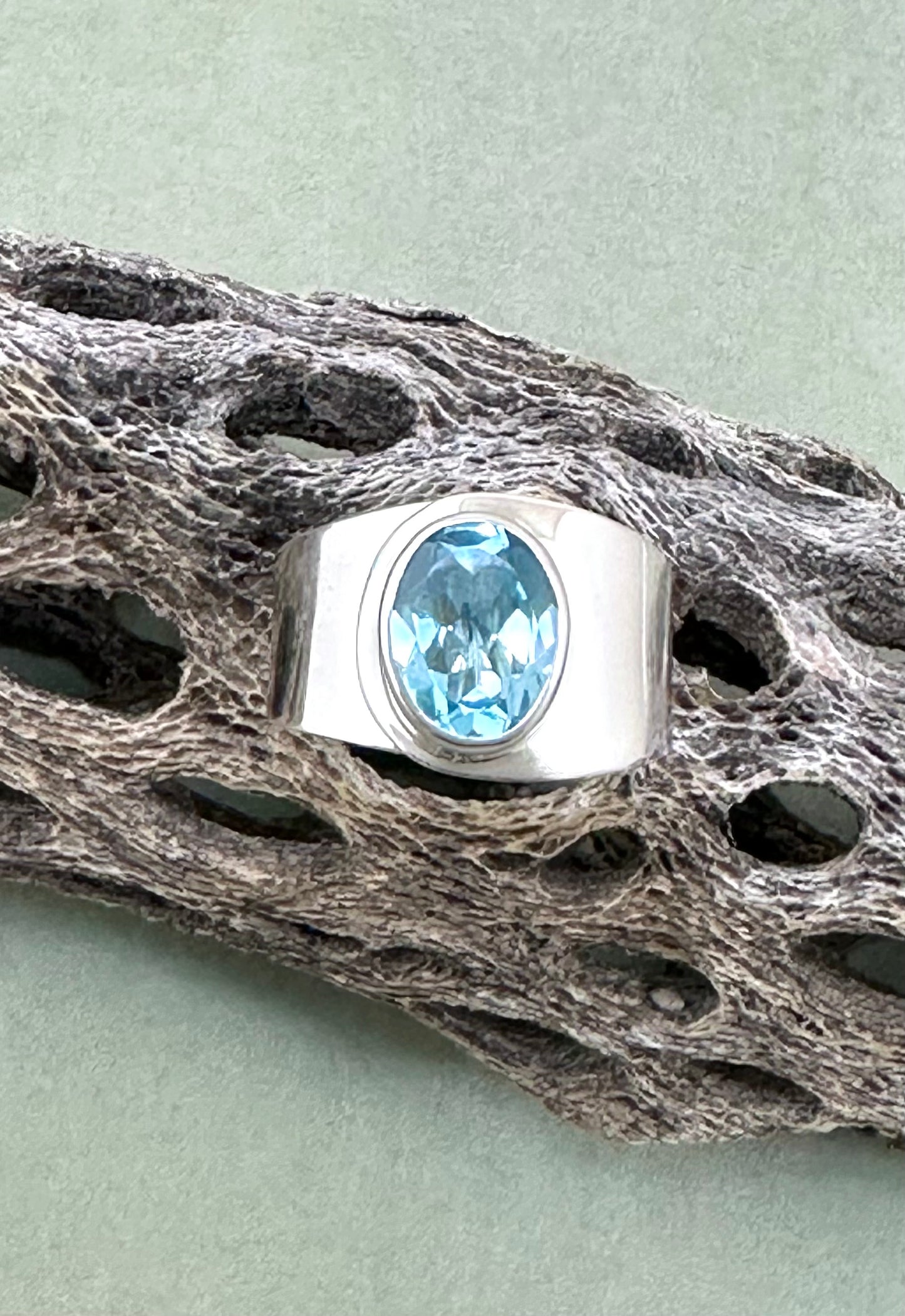 Blue Topaz Ring