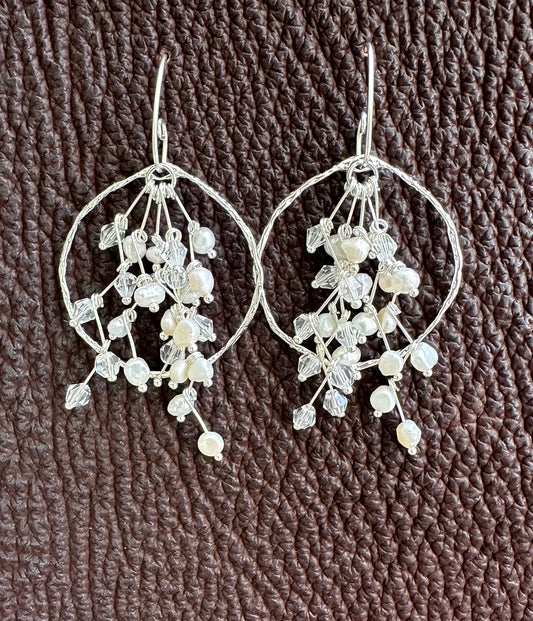 Pearl Waterfall Earrings