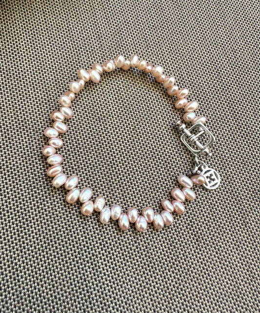 Blush Freshwater Pearl Bracelet